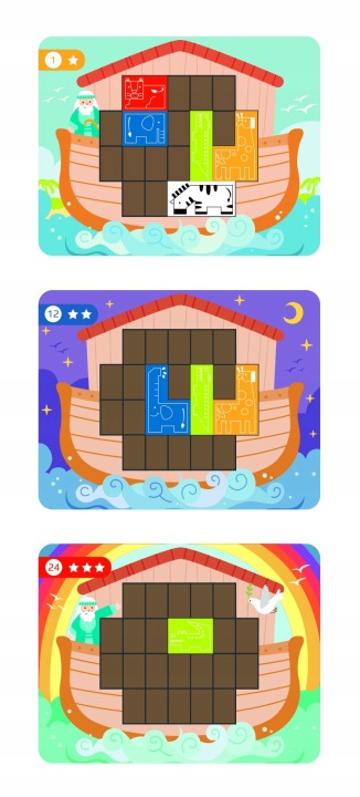 UKŁADANKA KLOCKI DREWNIANE TABLICA MAGNETYCZNA TETRIS FSC TOOKY TOY Liczba elementów 26 szt.