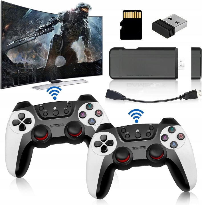 Бездротова Консоль Ретро Понад 20,000 Гри разом з 2 Геймпадами HDMI 4K — фото 2