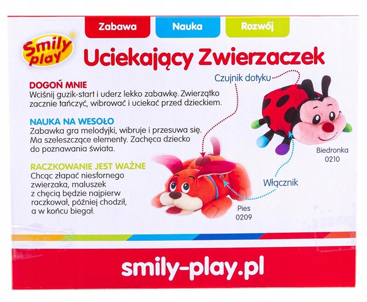 Песик Для Повзання Smily Play Що втікає Іграшка Вібрує Звуки — фото 11