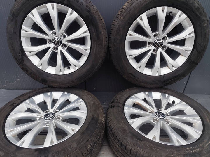 VW TIGUAN II LIFT ruote CERCHI ALU 215/65/17 KOMPLET DEMONTAZ