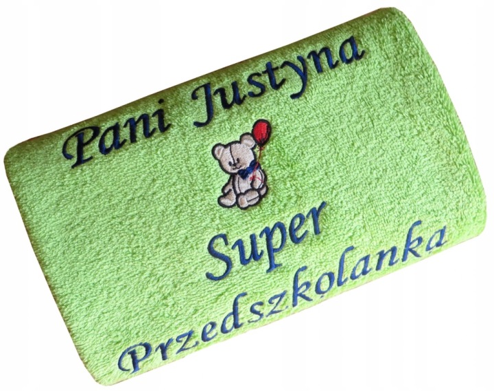 Dárek pro Předškoláka paní z mateřské školy Zakončení Roku ručník Výšivka