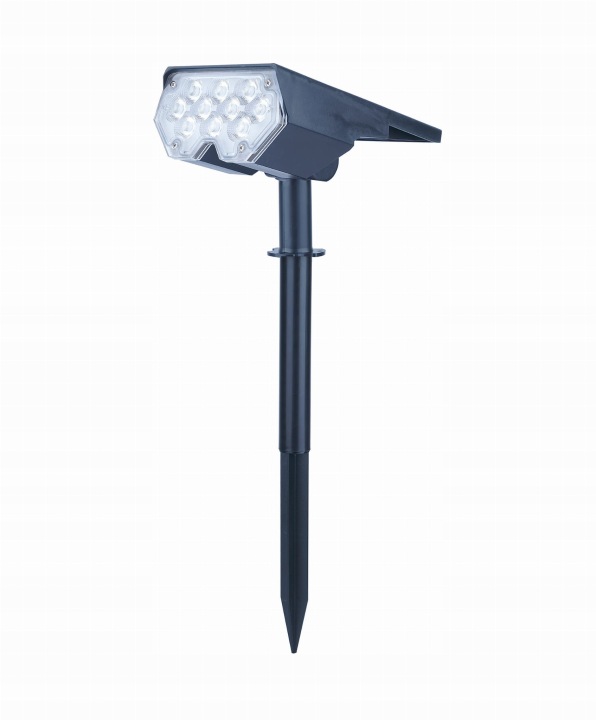 Solární lampa zapichovací Led lampa s soumrakovým senzorem 4W 3000K, zahrada, terasa