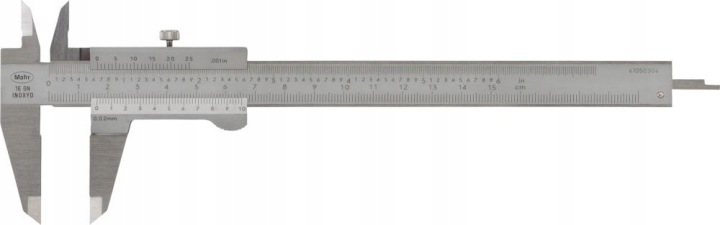 Kapesní posuvné měřítko, 150 mm, 0,02 mm Mahr