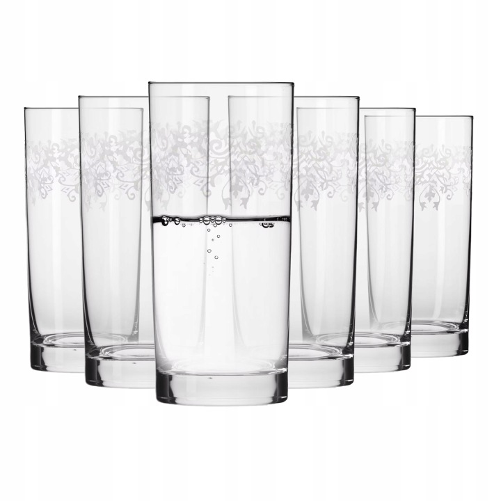 Sklenice long drink Krista deco 6 kusů Krosno
