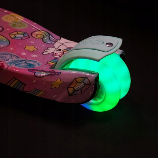 Балансувальний самокат дитячий триколісний LED NILS FUN — фото 3