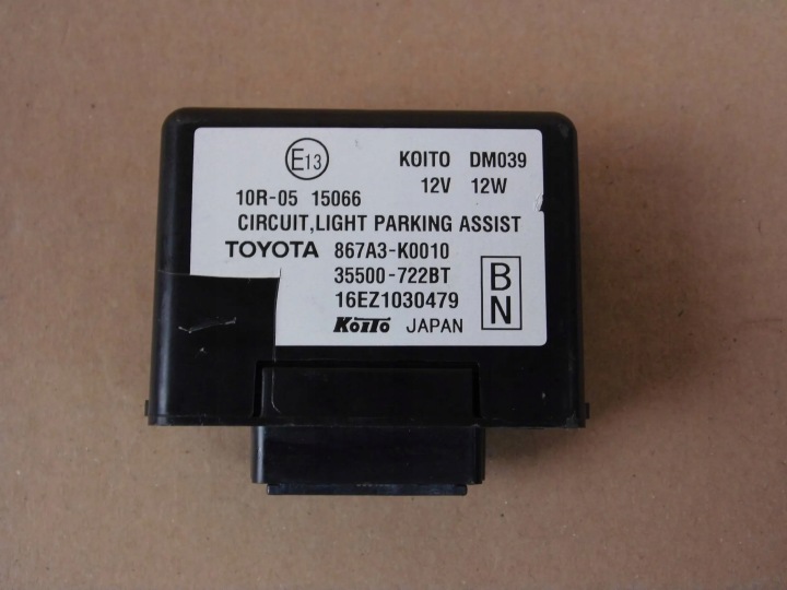 Toyota Yaris Cross module relay swiatla of the parking 867A3-K0010