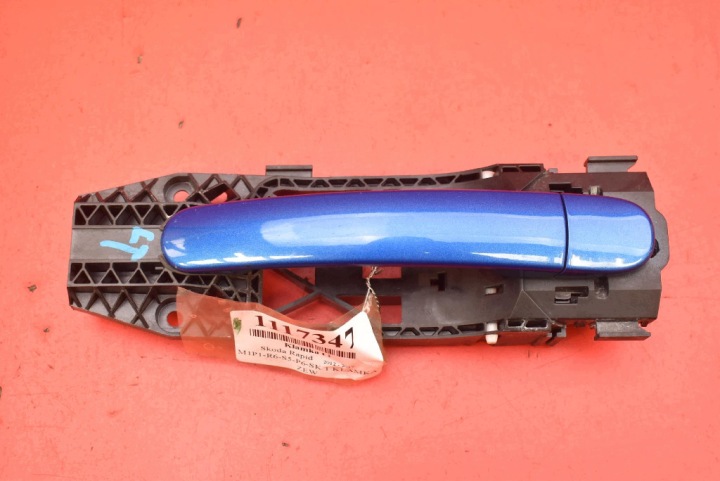 Poignée Gauche Arrière Arrière Bleu 5N0839885H SKODA RAPID SPACEBACK KOMBI 12