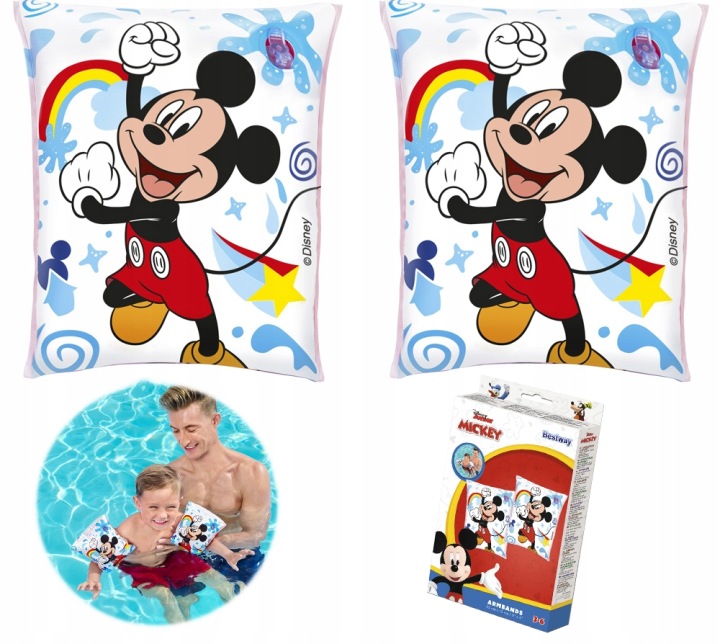 Bestway Надувні Нарукавники Для Плавання Disney Junior Міккі маус 91002 — фото 13