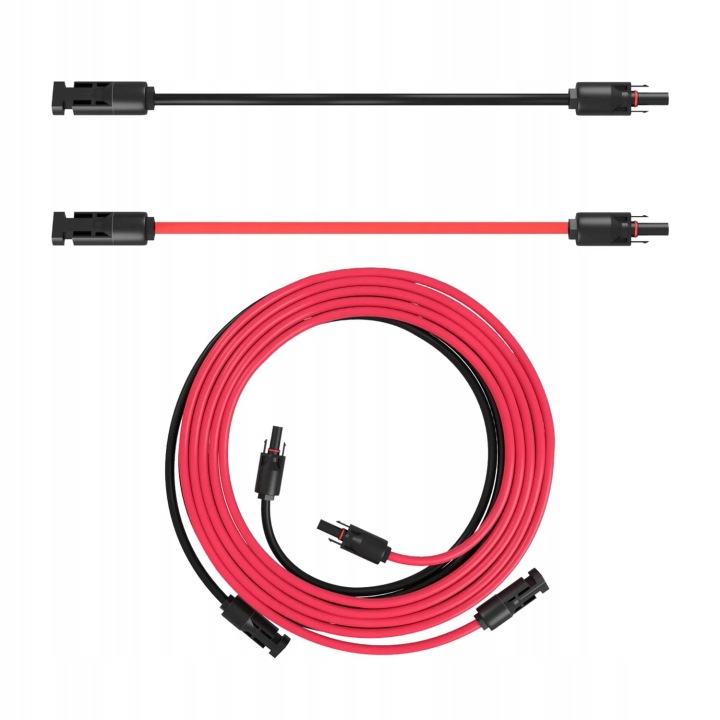 Prodlužovací Kabel MC4 4 mm (2x5 m) Pro solární panely