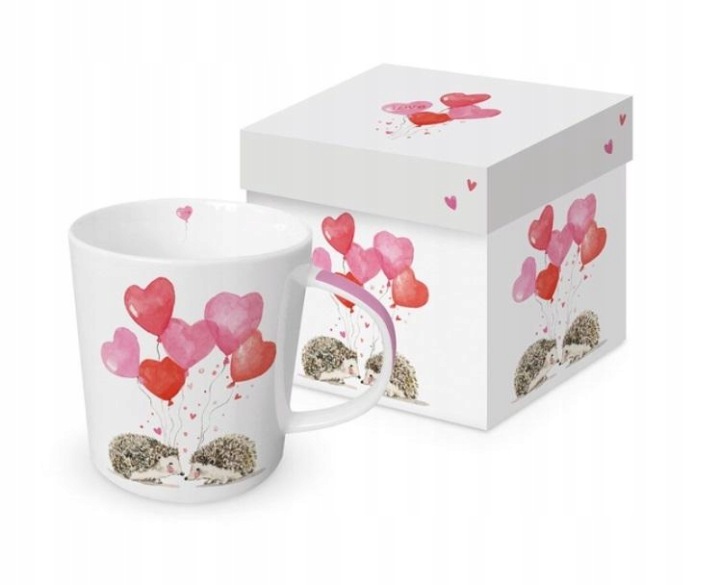 Porcelánový Hrnek Ježci S Balónky 350 ML