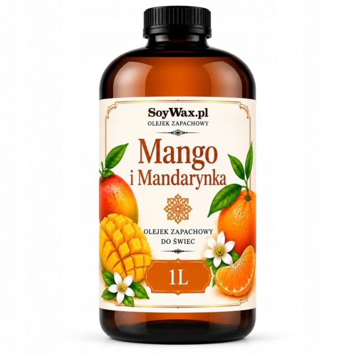 Vonný olej do svíček a difuzérů Mango a Mandarinka 1000 ml