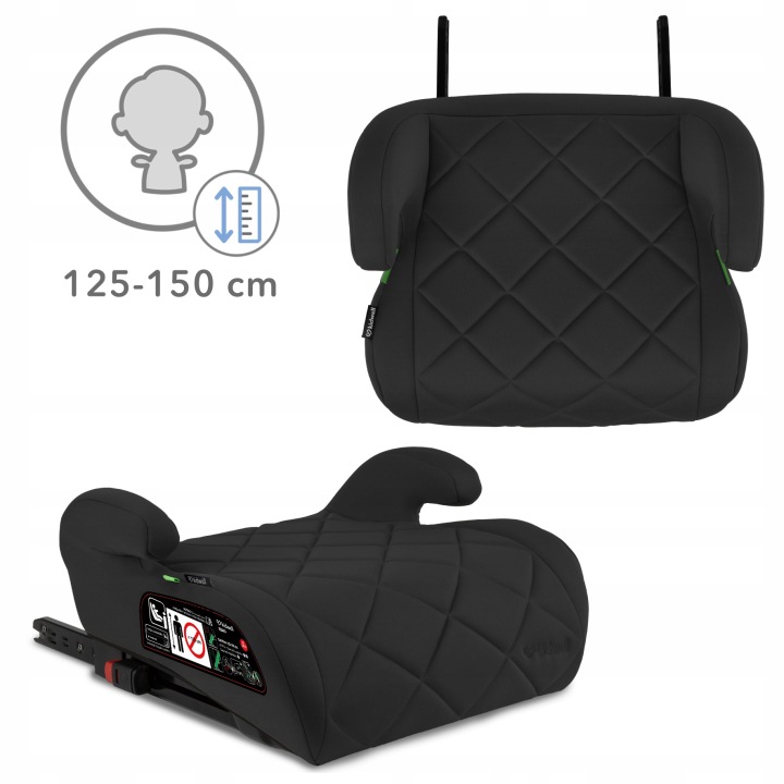 Автокрісло підставка Kidwell REMO I-Size сірий ISOFIX 125-150 см — фото 4