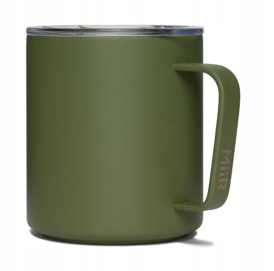 Termohrnek s víčkem MiiR Camp Cup 0,35 l, odstíny zelené