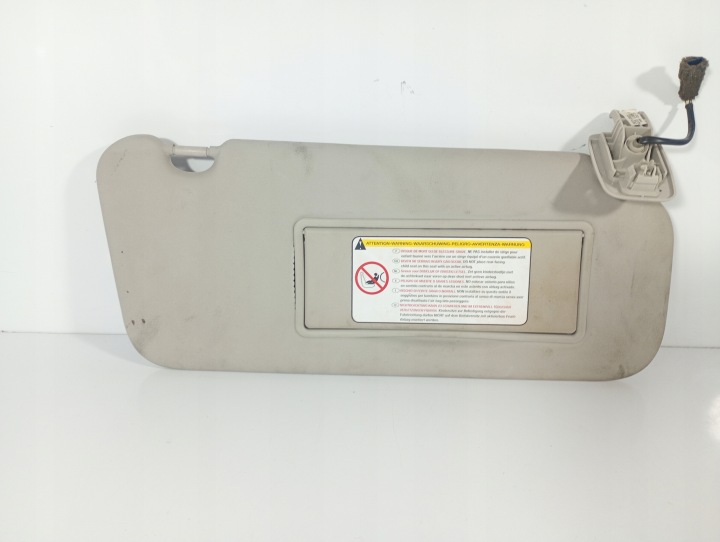 Peugeot 407 04-11 cover PRZECIWSLONECZNA right of the passenger visor right