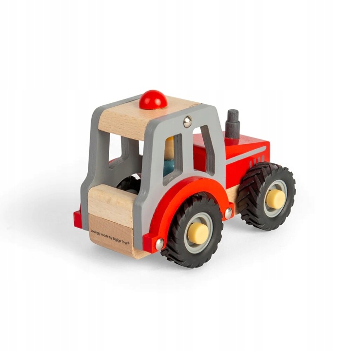 Bigjigs Toys Трактор червоний — фото 3