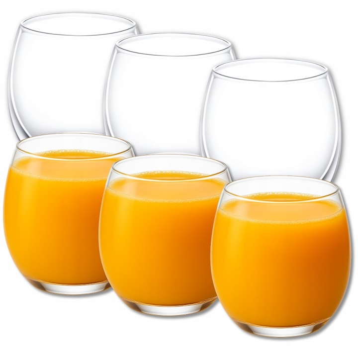 Sklenice na nápoje, vodu, limonádu Wilmax 310 ml, 6 kusů