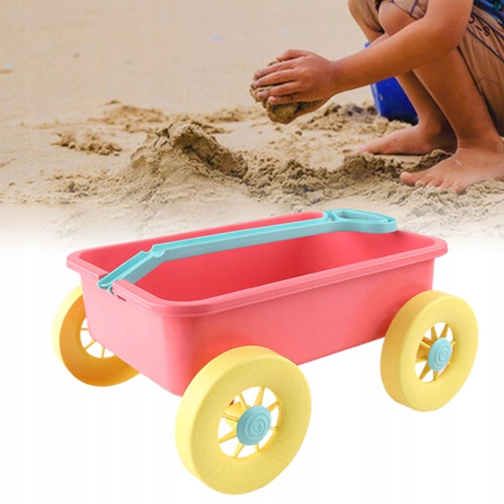 Kid Вагон Toy Beach Game Toy Дітей Вагон Cart Pull Car Toy Summer Sand — фото 2