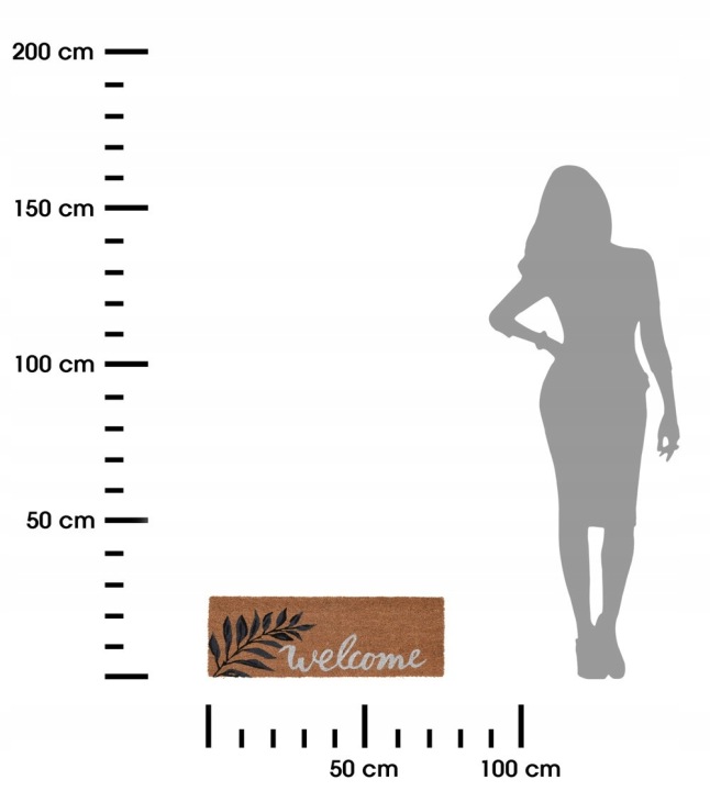 KOKOSOWA wycieraczka wejściowa Welcome 75x25cm Marka Home Styling Collection