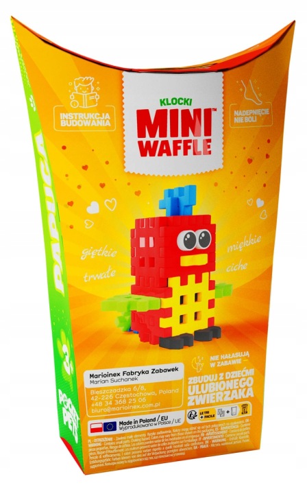Marioinex Міні Waffle POCKET PETS - набір Папуга — фото 8