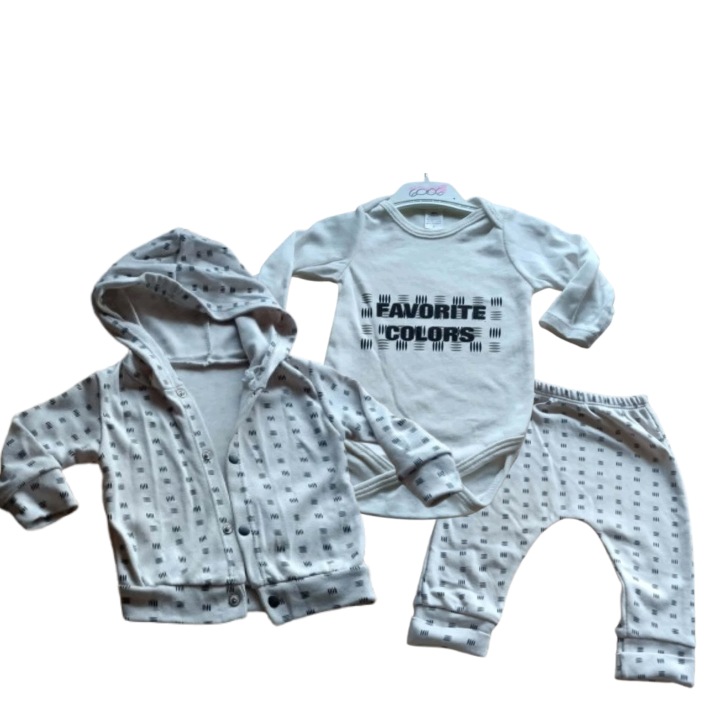 Komplet dres niemowlęcy bluza body spodnie — zdjęcie 11