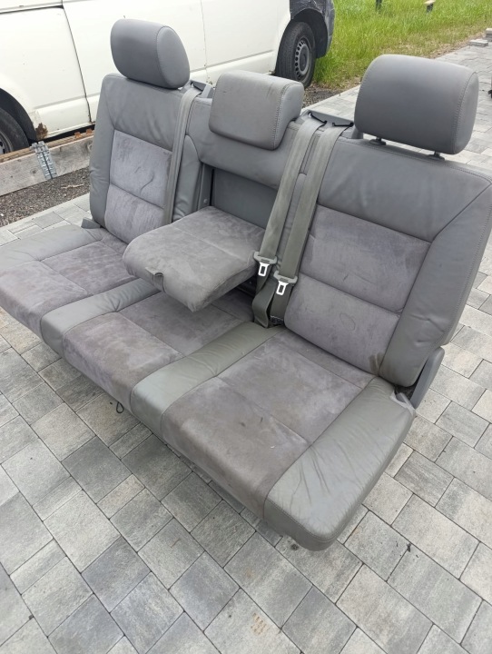 VW T5 T5 LIFT T6 seat trzyosobowa MULTIVAN TROJKA leather z alkaline