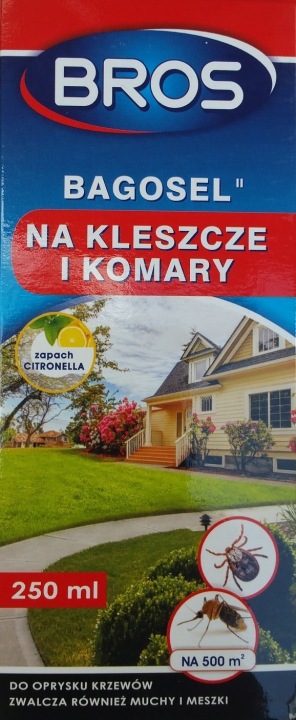 Bros Bagosel 250 proti komárům, klíšťatům, muchám, muchničky