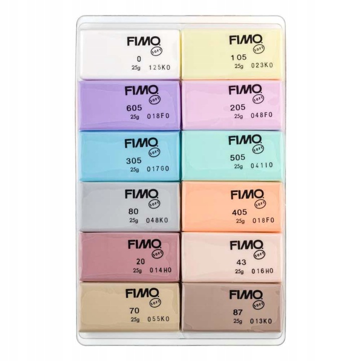 FIMO SOFT 12x25 г кольори PASTEL — фото 2