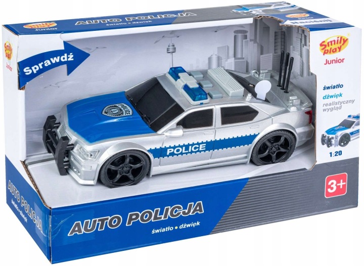 Авто POLICJA світло і звук — фото 2