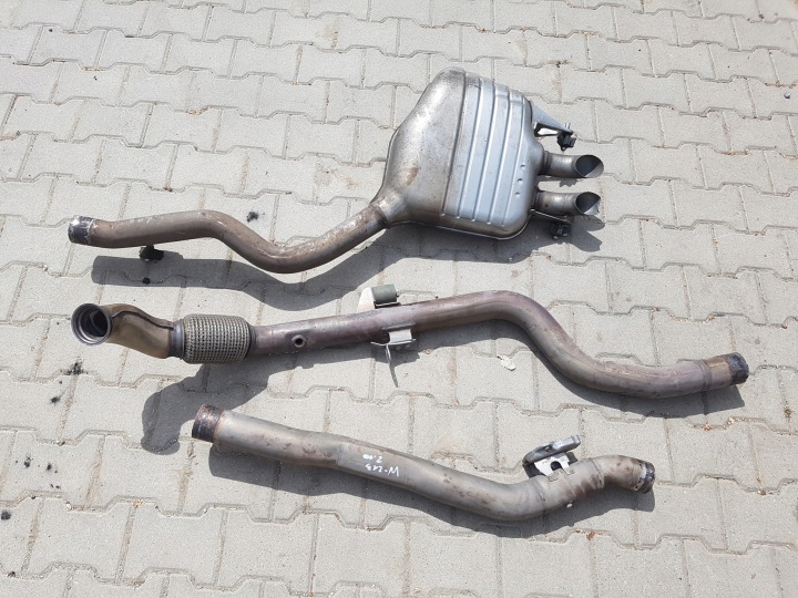 MERCEDES W213 TLUMIK KONCOWY scarico KOMPLET