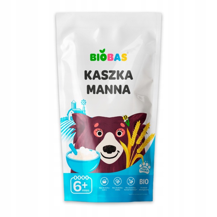 Кашка Манна 200 г / BioBas — фото 3