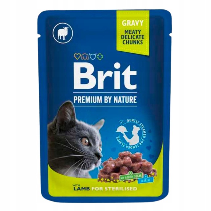 Brit-Premium-Cat-Sterilised-Karma-JAGNIECINA-100g