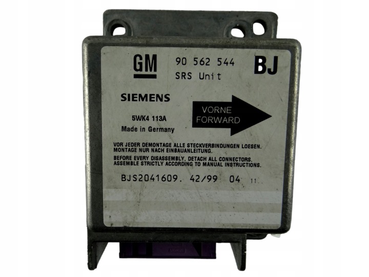 modulo SENSOR airbag OPEL ASTRA F 90 562 544