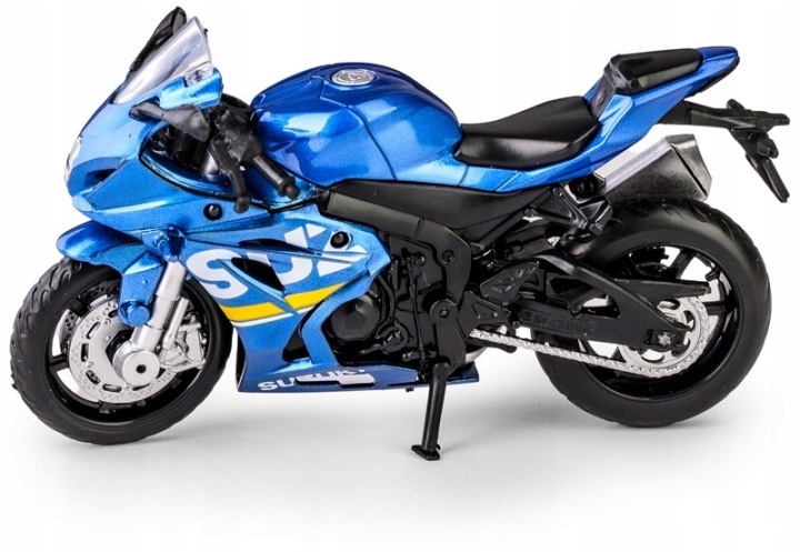 Msz 1:18 suzuki gsx-r1000 синій 3181 — фото 5