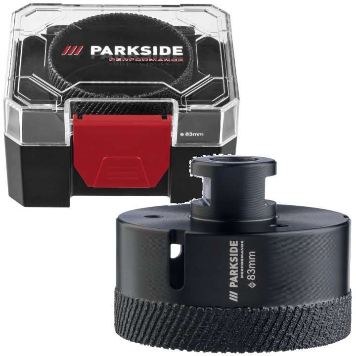 Vrták do brusky Parkside vrták korunkový vrták 83 mm diamantová