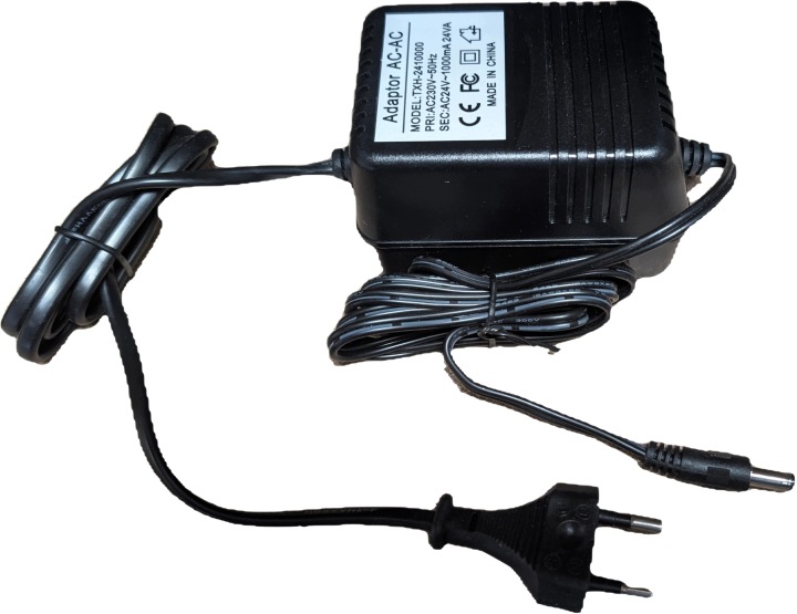 Transformátorový napájecí zdroj 24 V Ac 1 A 24 W