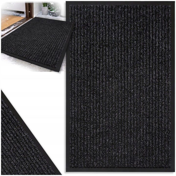 Vnitřní Stěrač Pod Dveře Velký 80x120 Gumový Vstupní 3D