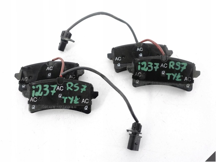 AUDI RS7 4G8 RS6 4G0 C7 14-18 PASTIGLIE FRENI CERAMICZNE POSTERIORE R + L 78 KM