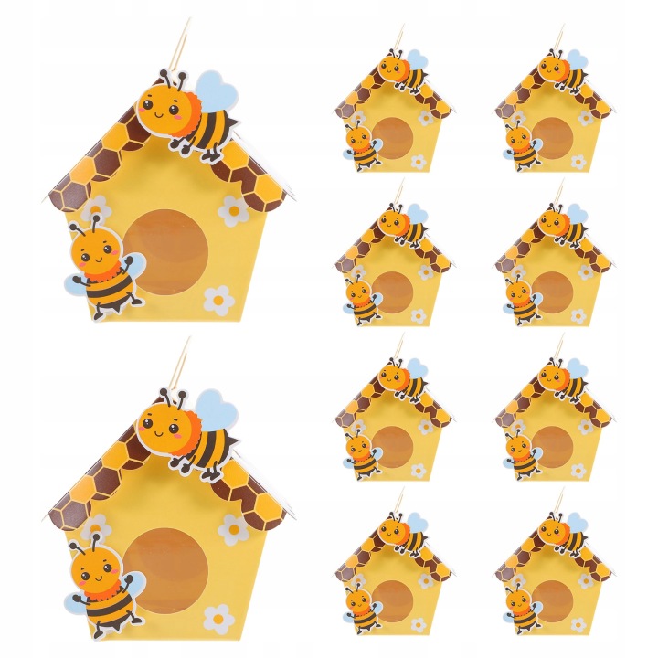 20 шт. Paper Beehive Candy Boxes для Birthday and Wedding Favors