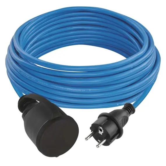 Emos kabel 230V prodlužovací 10m/1Z Silikon modrý, Nemrznoucí, 3*1,5mm IP44