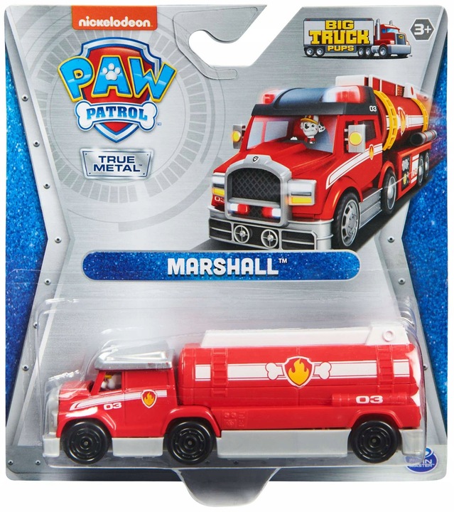 PSI PATROL MARSHALL METALOWA CIĘŻARÓWKA CYSTERNA Marka Spin Master