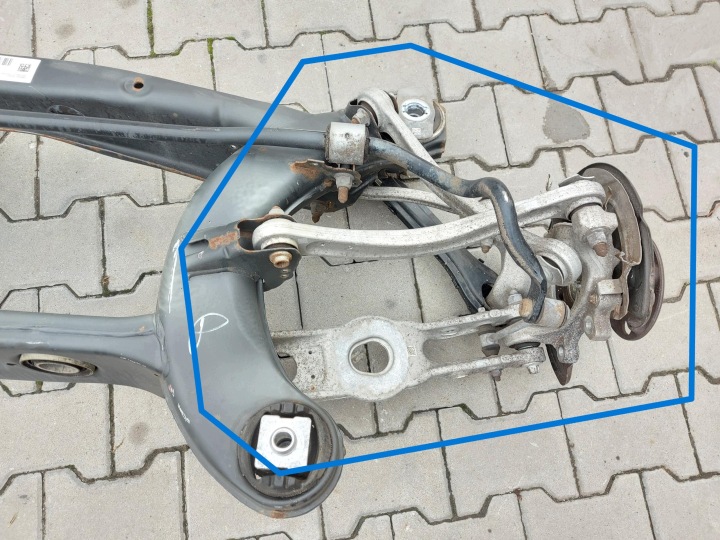 MERCEDES W213 E300de Kombi achsschenkel radnabe radlager querlenker heck rechts
