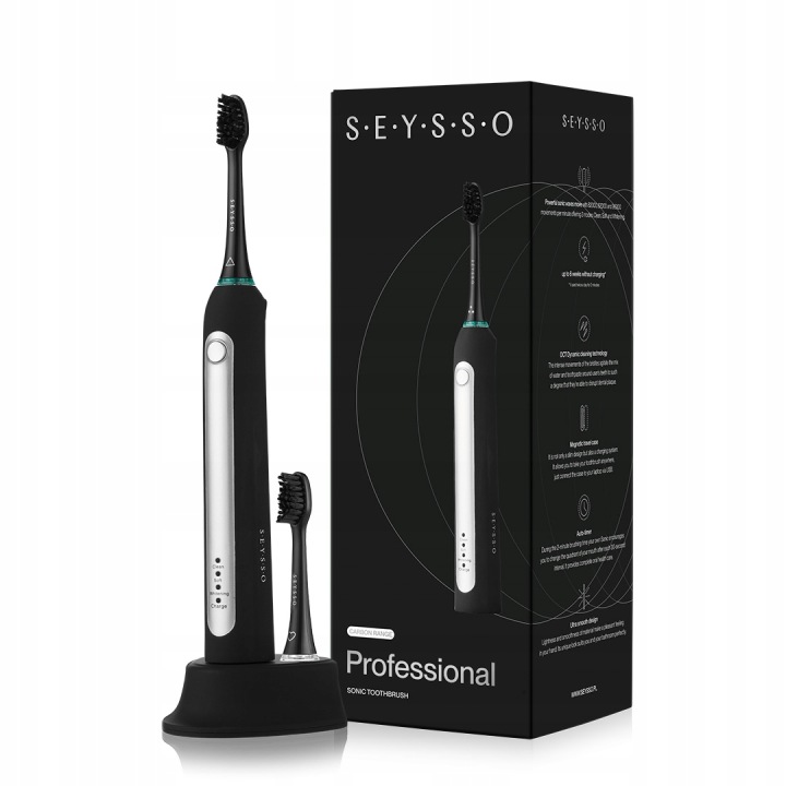 Звукова зубна щітка SEYSSO EDGE Професійний з чохлом навантажувачем водонепроникна — фото 10