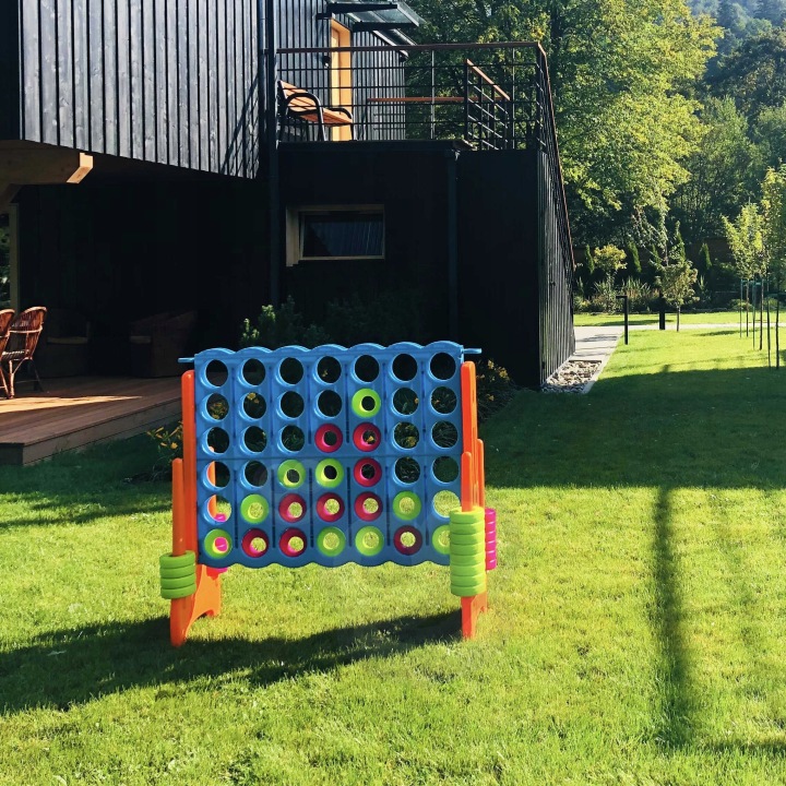 GRA LOGICZNA PLAC ZABAW OGRODOWY DOMU 4 W LINII RZĘDZIE DUŻY XXL FEBER Bohater brak