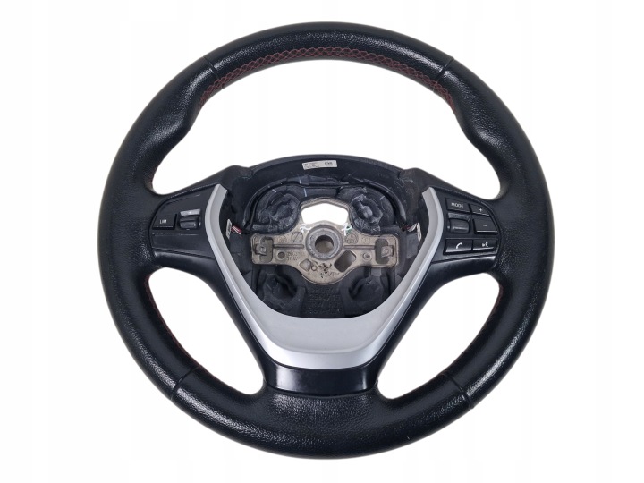 BMW F20 SERII 1 (B) Volant Cuir, en cuir Rouge NIC LADNA