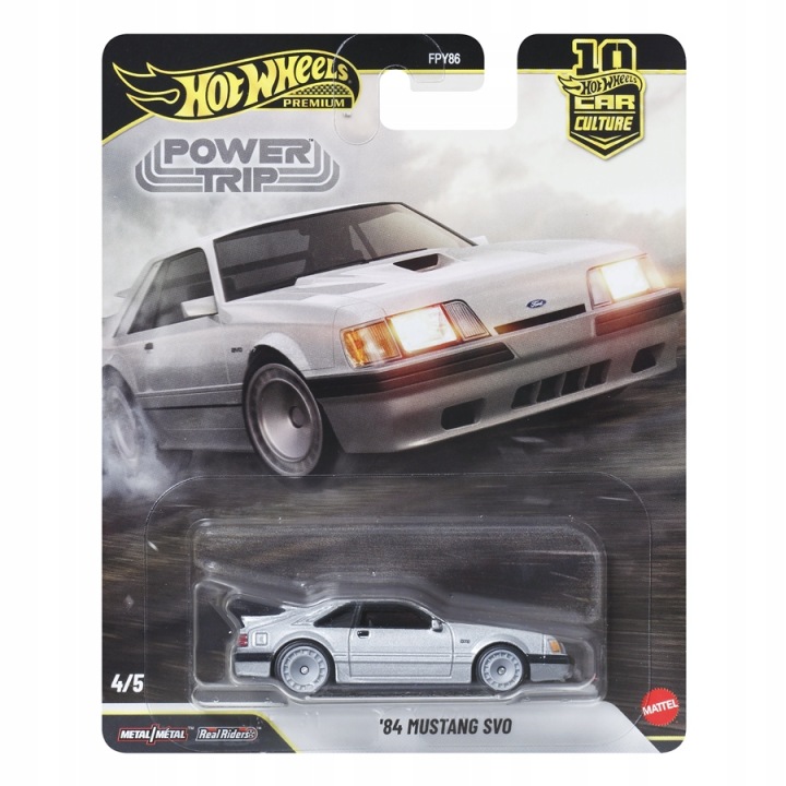 Hot wheels power trip '84 mustang svo (виставковий)