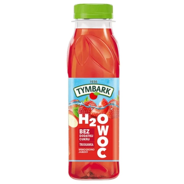Tymbark H2Owoc Полуниця Виноград Яблуко 12 шт. 300 мл