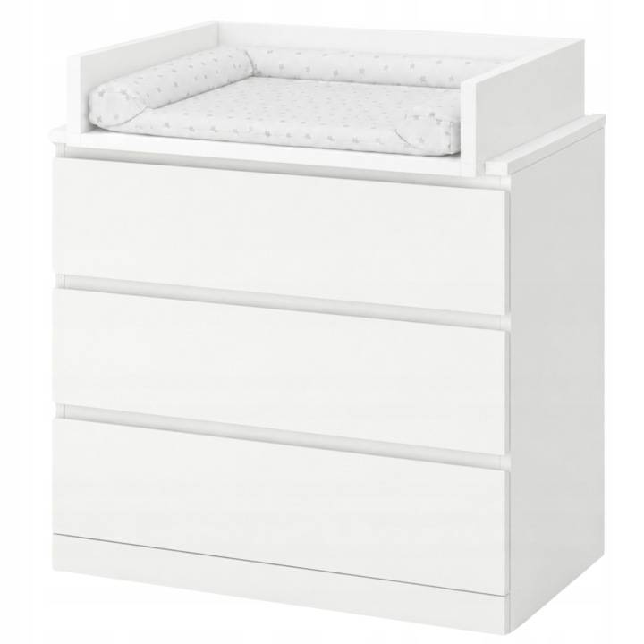 Пеленальник накладка на комод білий універсальна 50x70 MALM HEMNES — фото 10