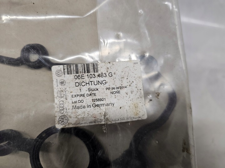 Audi OE 06E103483G σφραγίδα, καλύπτει τις κεφαλές κυλίνδρων 6