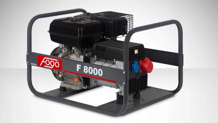 Přenosný třífázový generátor Fogo 8000 benzín