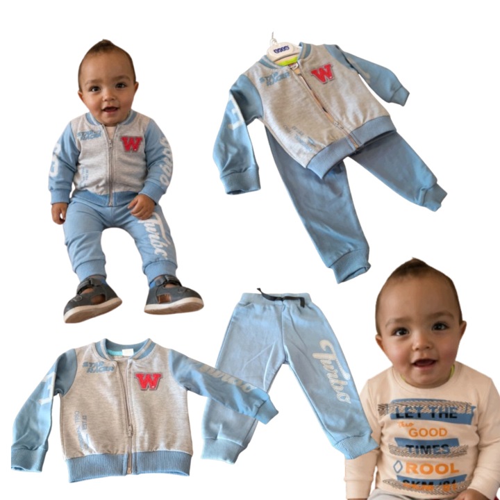 Komplet dres niemowlęcy bluza bluzka spodnie